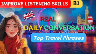 ✈️English Listening& Speaking-Conversation PracticeI Improve Your English(TRAVEL Phrases🌎 London) B1