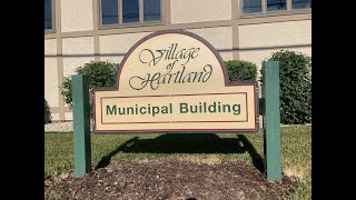 June 27, 2022 Hartland Village Board Meeting