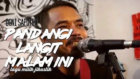 Pandangi Langit Malam ini - Jikustik Cover By Doni Saputro Ft Kinnara Band