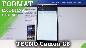 How to Erase SD Card in TECNO Camon 8 - Wipe SD Card Data