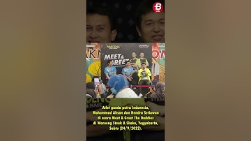 Sambutan Mohammad Ahsan dan Hendra Setiawan di Acara Meet & Greet