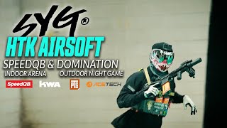 SpeedQB and DOMINATION gameplay at HTK Airsoft | SYG Airsoft