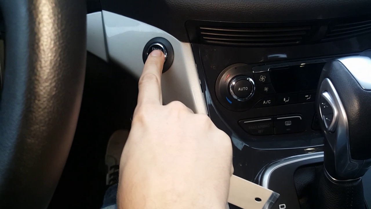 2013 ford escape not starting with keyless fob - YouTube