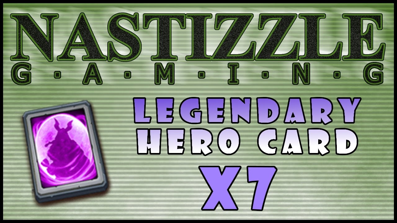 [Castle Clash] Opening 7 Legendary Hero Cards