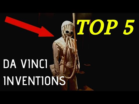 👉TOP 5 Most Amazing Inventions by LEONARDO da VINCI [Diving Suit]