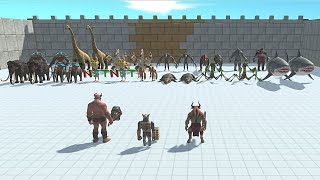 GHOR HAMMER WITH MINOTAUR & OGRE LORD VS 2X BOSS - Animal Revolt Battle Simulator