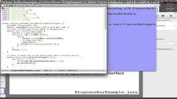 IHM GUI Java Swing n°6 p.2 - Concurrence et SwingWorker