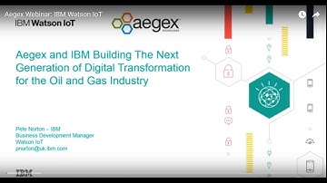 Aegex Webinar: IBM Watson IoT