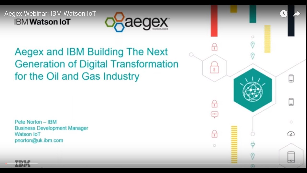 Aegex Webinar: IBM Watson IoT - YouTube