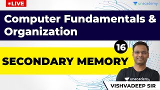 Secondary Memory | Lec 16 | Computer Fundamentals & Organization | ESE Exam (All Branches)