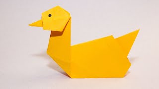 Очень простая Утка оригами | Origami Duck Easy | How To Make Duck Easy