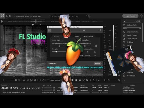 FL Studio (ქართულად) | iZotope RX 7 | Acapella | How To Make Remix (GEO) | Juicy Sound