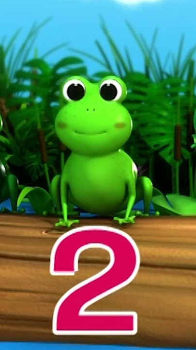 🐸 Learn to Count! 5 Little Speckled Frogs 🟢 #LBB #Frog #Counting