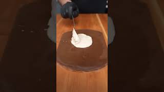 chocolate food recipe dessert cake foodie easyrecipe mukbang cooking chocolate roll cake