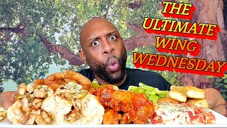 THE ULTIMATE WING WEDNESDAY ... DAGWOODS PIZZA MUKBANG 먹방 ... EATING SHOW 먹방 ... screenshot 1