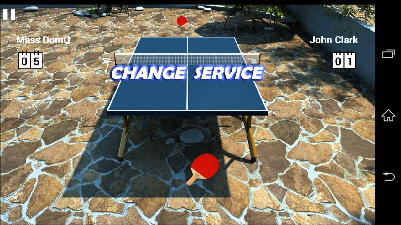 Virtual Table Tennis Gameplay (Xperia Z1) (AndroidPlay330) YouTube