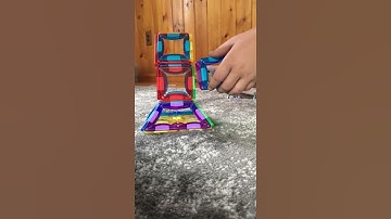 How to make a robot out of magnet tiles