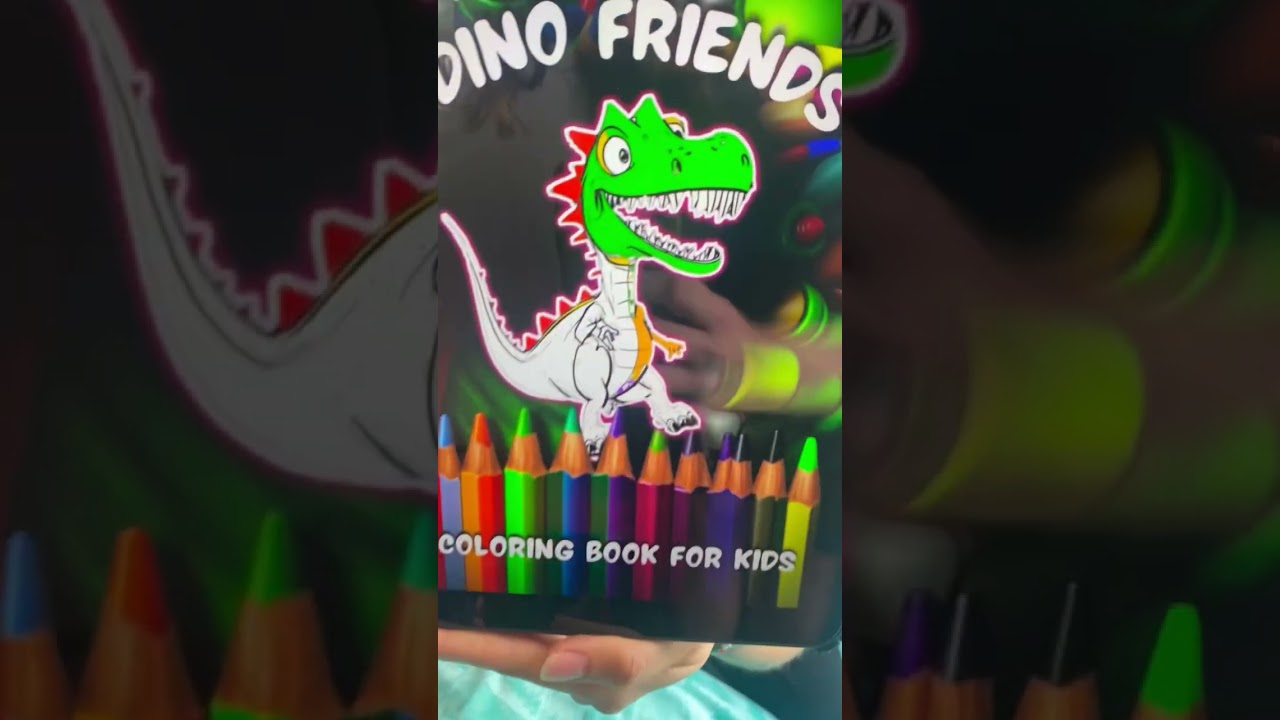 Bux Fun and Cute Dinosaur Character in Vibrant Color Text 