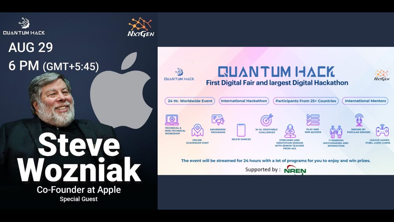 Quantum Hack Special: Steve Wozniak shares his journey and addresses ...