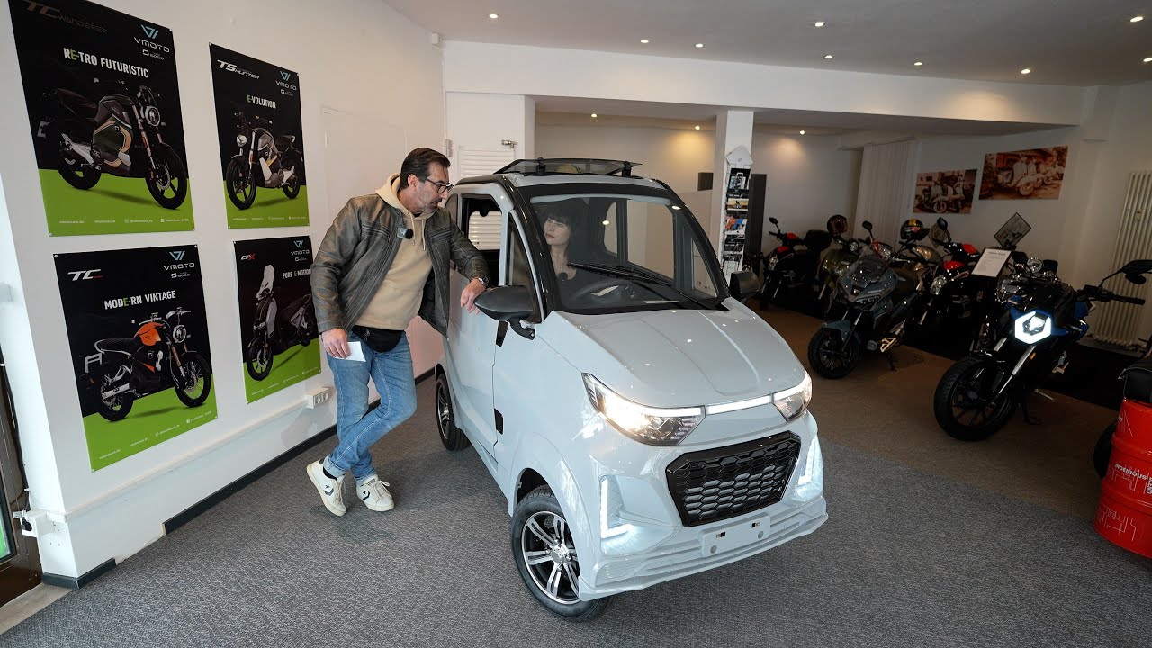 325kg Auto für WOHNMOBIL HECKGARAGE Microcar Futura Electron Li ...