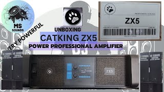 unboxing ZX5 power amplifier || catking || MSSOUNDS - YouTube