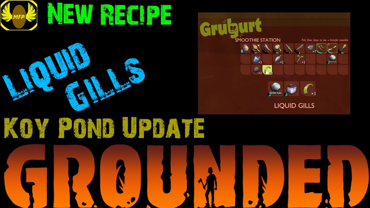 Liquid Gills New Recipe - Koi Pond Update - Grounded