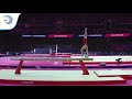 Arina olenova lat  2018 artistic gymnastics europeans junior qualification beam