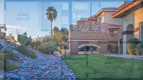Skyline Gateway Apartment Homes - 2B Floor Plan - 2 Bed 1 Bath