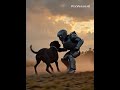 Dog Robot Fight #shortvideoviral #tending #ytshort #viralshort #shortvideo #dog_robot_fight