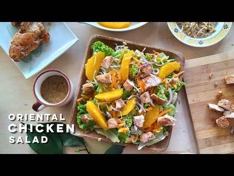 Video: Cooking Salad With Chicken And Oranges