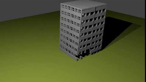 Tower collapsing~Blender