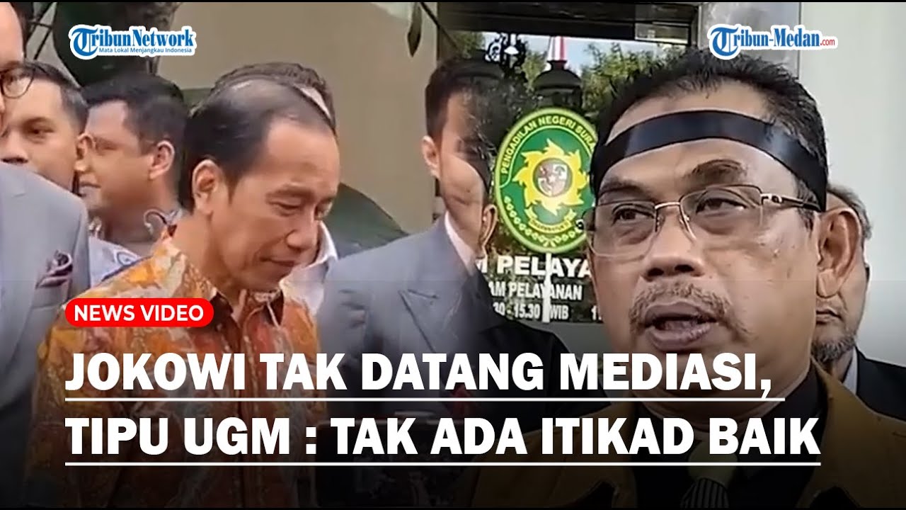 MENOHOK! TIPU UGM Sindir Jokowi, Ogah Tunjukkan Ijazah Palsu Hingga Tak Datang Mediasi di PN Solo