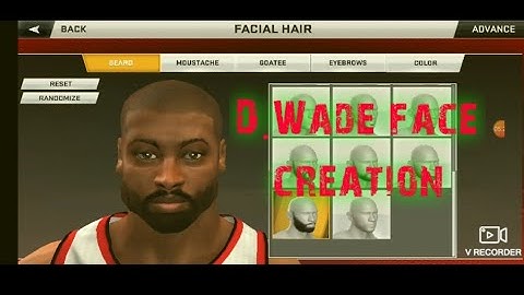 Dwayne Wade Face creation nba2k20 Android