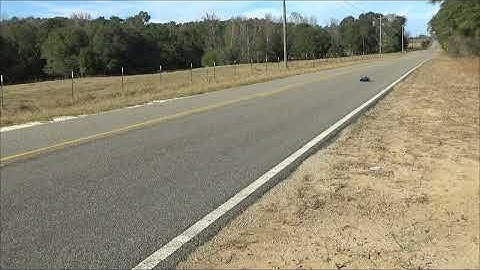 Arrma Limitless / Perfect Pass GT Car.  RC speed run 167mph trying for 170mph