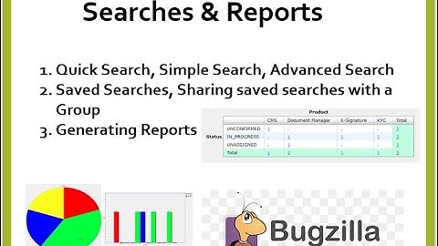 Searches and Reports in Bugzilla