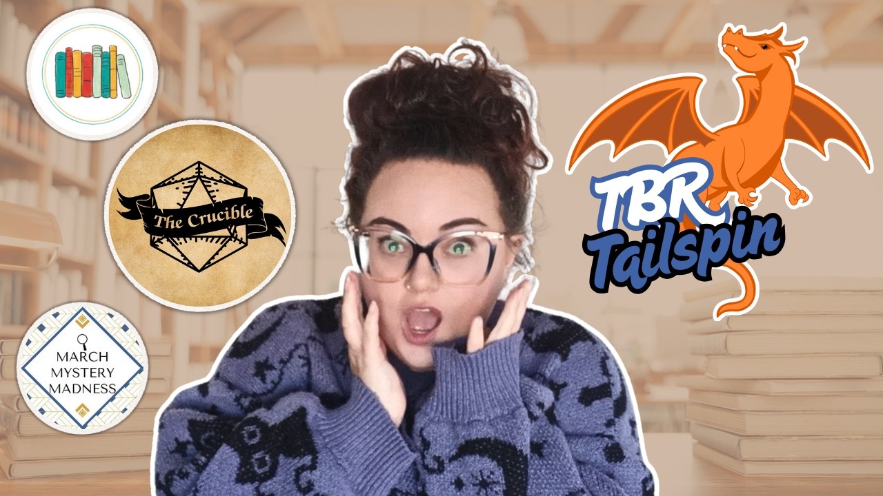 TBR Tailspin Ep09 🔍 Mystery, Middle Grade and Realmathon 🐈‍⬛ March 2026