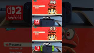 Super Mario Odyssey- Nintendo Switch 2 vs Switch Speed Comparison
