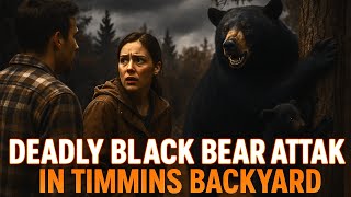 Deadly Black Bear Attack in Timmins Backyard | Ontario, Canada