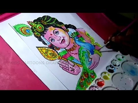 How to Draw Lord Kumaraswamy Color Drawing - YouTube