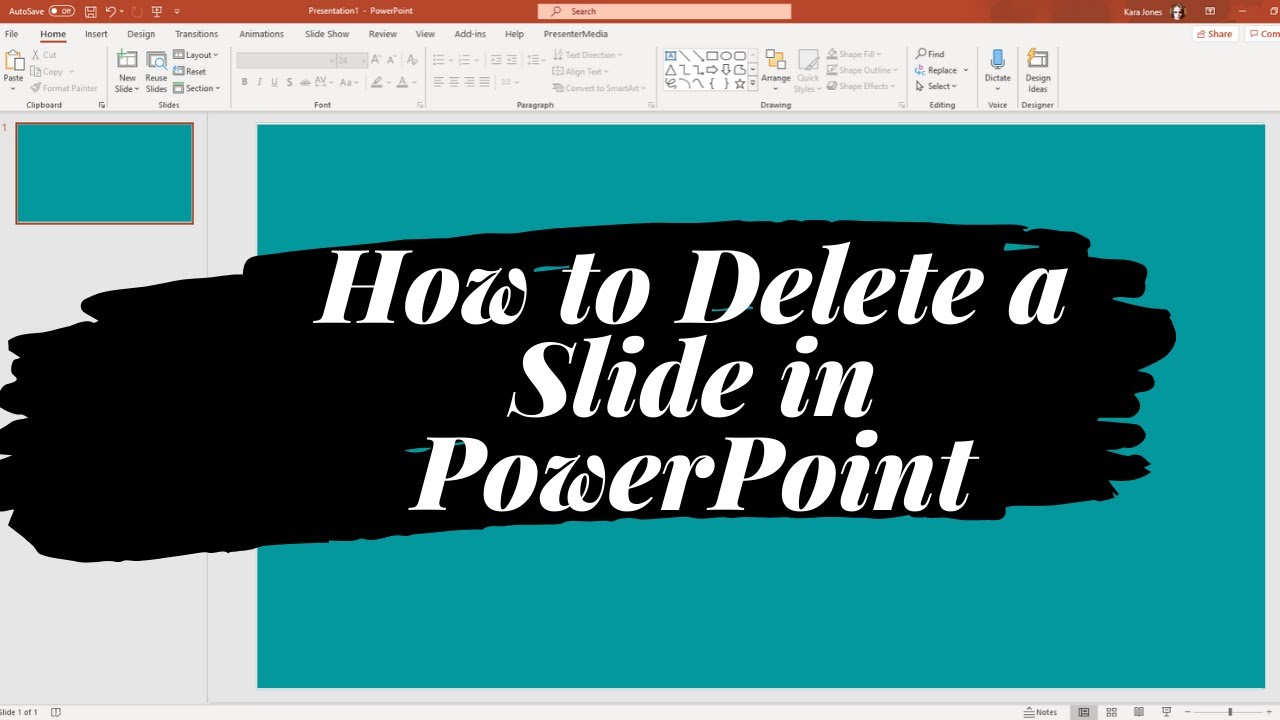 creating presentation inserting and deleting slides