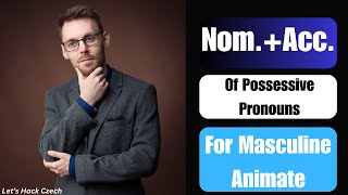 Nominative +Accusative  of Possessive pronouns for Masculine animate in Czech