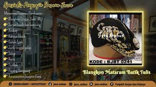 Blangkon Mataram Batik Tulis Alusan By Java Ombus Info Dan Pemesanan Silahkan Wa Ke 081804210607