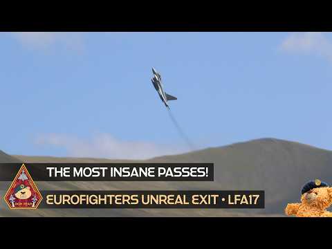INSANE AND BEST EVER PASSES OVER THIRLMERE! JG31 EUROFIGHTER EF2000 MILITARY COMBAT TRAINING • LFA17