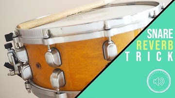 Snare Drum reverb trick! (no hi hat bleed)
