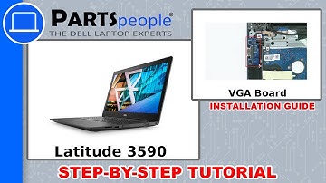 Dell Latitude  3590 (P75F001) VGA Board How-To Video Tutorial
