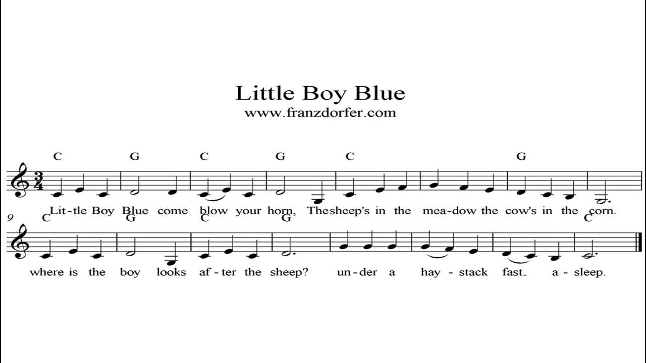 Little Boy Blue instrumental YouTube