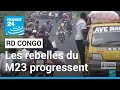 RD Congo : les rebelles du M23 s’emparent de vastes pans de territoire du Nord-Kivu • FRANCE 24