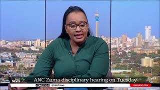 ANC Zuma disciplinary hearing next Tuesday: Mahlengi BhanguMotsiri