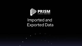 PRISM: Data Import/Export