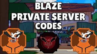 20 Private Server Codes For Blaze | Shindo Life
